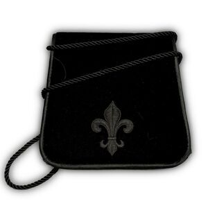 Velvet Black Mini Crossbody Bag